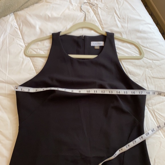 Calvin Klein racerback knee-length black dress - Picture 5 of 10